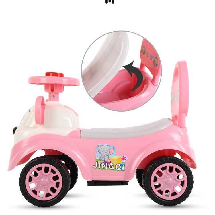 儿童玩具车1到3岁宝宝可坐人滑行车溜溜车带音乐四轮防侧翻滑滑车