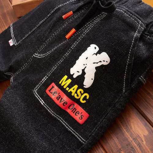 Children's Pants Boys' jeans thin children's pants spring and autumn new children's trousers Korean style casual pants