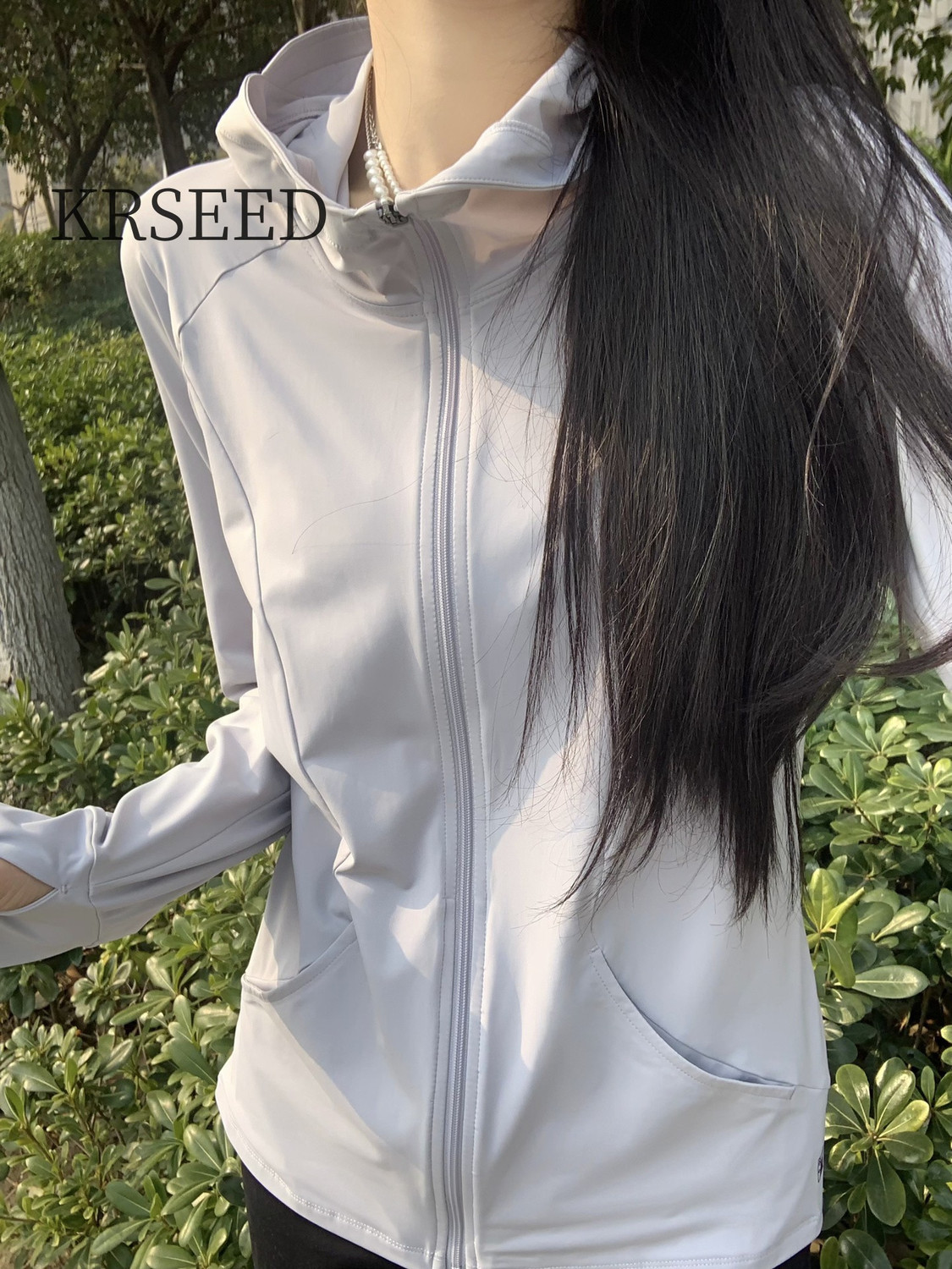 KRSEED防曬衣女夏季薄款防紫外線透氣冰絲防曬服外套2023年新款