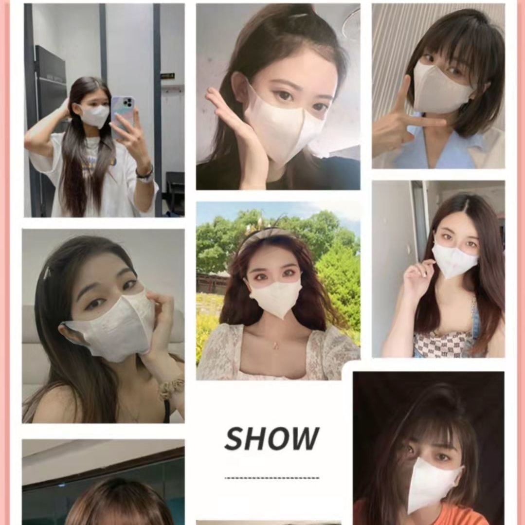 75624-网红3D口罩显脸小口罩立体三层口罩时尚防护口罩透气防尘口罩【9月17日发完】-详情图