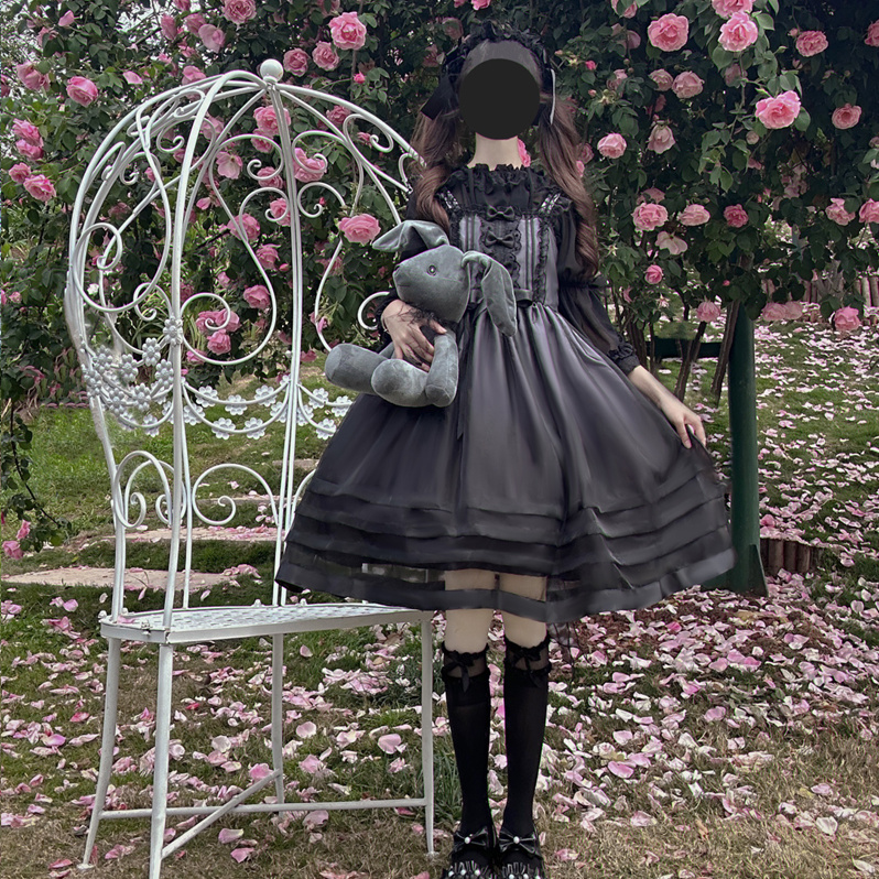 [Thousand-layer waltz] Korean mushroom cool in stock ~ original design Lolita dress sweet jsk suspender dress