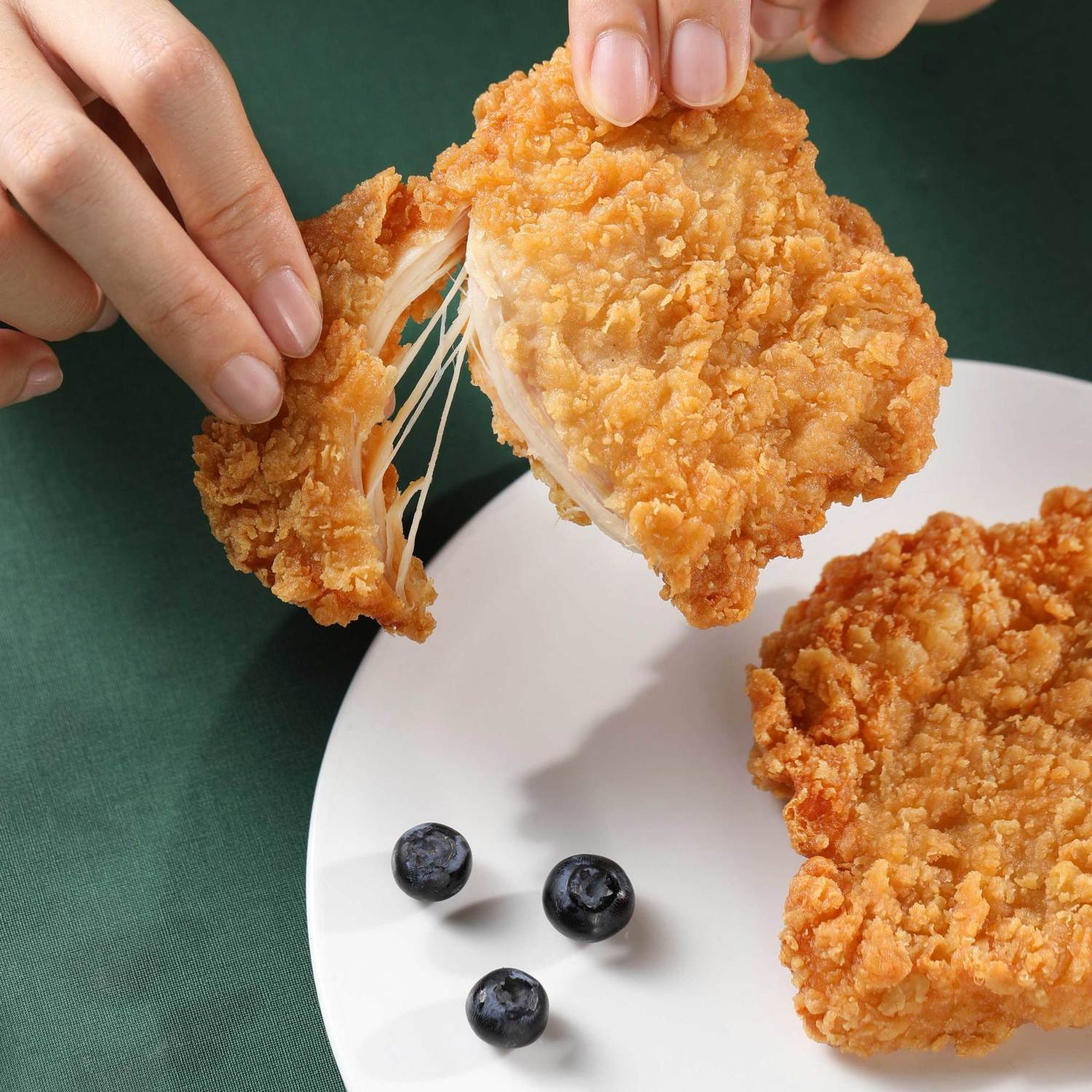 圣农韩式凤排1kg鸡胸肉正新味冷冻鸡排卡兹脆鸡排2斤脆皮炸鸡批发