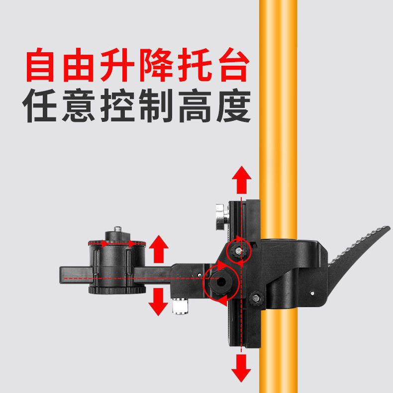 优品水平仪红外线升降支撑加厚加粗吊顶伸缩杆通用型支架